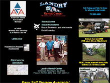 Tablet Screenshot of landryrental.com